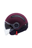 Sx.10 Yarım Kask Mat Mor