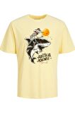 Jack & Jones Kuru Kafa T-shirt Jorbeachbone Erkek Tişört 12234309