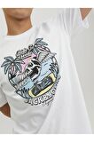 Jack & Jones Kuru Kafa T-shirt Jorbeachbone Erkek Tişört 12234309