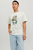 Jack & Jones Kuru Kafa T-shirt Jorbeachbone Erkek Tişört 12234309