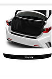 knspt seri001  Toyota Corolla Bağaj ve Kapı Eşiği Karbon Sticker (5Lİ SET)
