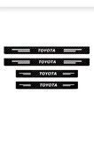 knspt seri001  Toyota Corolla Bağaj ve Kapı Eşiği Karbon Sticker (5Lİ SET)