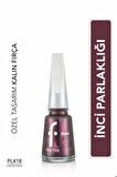 Sedefli Parlak Oje (MOR) - Pearly Nail Enamel - Pl418 Chrome Purple - 8682536035576