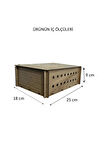 Modem Saklama Kutusu - 25x18x9 Cm