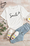 Çocuk Tişört Smile Baskılı