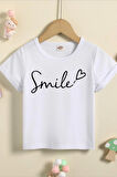 Çocuk Tişört Smile Baskılı