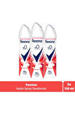 Rexona Kadın Deo Sprey Passion 150 ml x 3 Adet