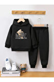 Nice To Meet You Premium 3. İplik Compact Sweatshirt & Eşofman Takımı - 2 Parça Spor Takım
