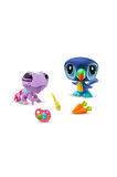 LPS Minişler Littlest Pet Shop Bukalemun ve Tukan Kuşu 2'li Figür Seti