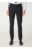 Süvari Normal Bel Slim Fit Siyah Erkek Takım Elbise Tk1006900236