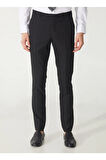 Normal Bel Slim Fit Siyah Erkek Takım Elbise Tk1006900236