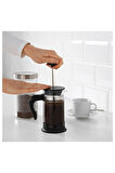 French Press 0,4 Litre Cam/paslanmaz Çelik Yükseklik: 17 Cm Çap: 8 Cm