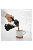 French Press 0,4 Litre Cam/paslanmaz Çelik Yükseklik: 17 Cm Çap: 8 Cm