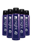 Night 150 ml Erkek Deodorant X 5 Adet