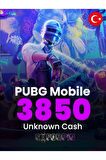 Pubg Mobile 3850 UC Unknown Cash (Yalnızla TR) ID