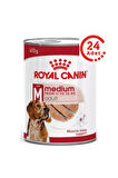 Royal Canin Loaf Mousse Orta Irk Ezme Yetişkin Köpek Konservesi 410gr x 24 Adet