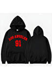Bella No Lunavisita Erkek Kapüşonlu Fermuarlı Oversize Mevsimlik Unisex Sweatshirt