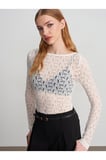 32763 Kayık Yaka Dantel Top
