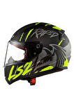 Rapid 2 Raven Full Face Motosiklet Kaskı