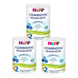 Hipp Organik Combiotic Bebek Sütü 2 Numara 350 gr 3 Adet