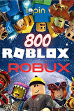 Roblox 800 Robux Hediye Kartı ( 10 Usd )