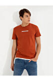 Bakır Slim Fit Bisiklet Yaka T-shirt