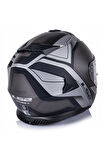 Storm 2 Faster Tıtanıum Fullface Motosiklet Kaskı Gri Camlı
