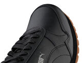 Puma St Runner V2 Full Deri Erkek Siyah Spor Ayakkabı