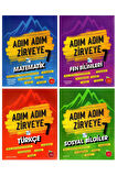 Newton 7. Sınıf Adım Adım Zirveye Matematik Fen Türkçe Sosyal Soru Banka 4 Kitap