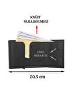  Taba Mekanizmalı Kartlık Unisex Mıknatıslı Kağıt Para Bölmeli