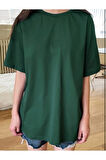 Unisex pamuk Oversize Boyfriend T-shirt