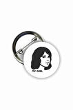 TV Girl İkon Buton Rozet
