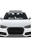 Taçlı Isme Özel Yazı Yazdırma Ön Cam Sticker, Araba, Oto, Etiket, Tuning, Aksesuar, Modifiye, Arma,