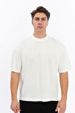 Erkek Siyah  Basic Pamuk Bisiklet Yaka T-shirt