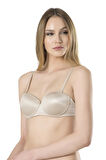 Basic Sırtı Şeffaf Boş Cup Desteksiz Sütyen 3021