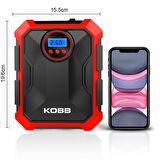 Kobb Kb200 12volt 150 Psı Ayarlanabilir Dijital Basınç Göstergeli Hava Lastik Şişirme Pompası