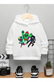 Çocuk Tasarım Brawl Star Kaktüs Oyun Baskılı Sweatshirt Pamuklu