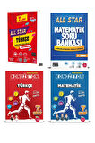 7.sınıf Türkçe, Matematik All Star Soru Bankası Kondisyon Deneme Seti Hediyeli