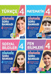 4. Sınıf Dinamik Soru Bankası Seti - Türkçe-Matematik-Sosyal Bilgiler-Fen Bilimleri (4 Kitap)