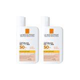 La Roche Posay Anthelios Uvmune400 Spf50+ İnvisible Fluid Tinted 50 Ml - 2 ADET - SKT:09/2026
