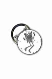 Skull Skeleton Fairy Buton Rozet