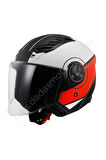 AIRFLOW 2 COVER MAT SİYAH-KIRMIZI-BEYAZ KASK