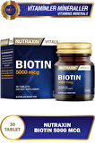 Biotin 5000 Mcg 30 Tablet 2'li