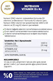 Nutraxin Vitamin D3K2 30 ml 3 Adet