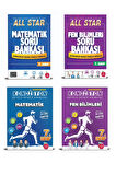 7.sınıf Matematik, Fen Bilimleri All Star Soru Bankası Kondisyon Deneme Seti Hediyeli