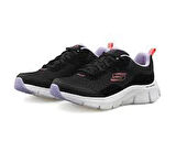 Skechers Flex Comfort Kadın Siyah Spor Ayakkabı 149885 Bkmt