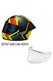 RAPID 2 SPOX GRİ-KIRMIZI KASK ŞEFFAF KASK CAMI HEDİYELİ