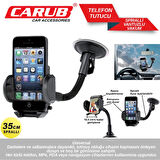 Carub Telefon Tutucu 35cm Spralli Vantuzlu Vakum