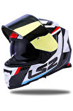 Storm 2 Racer Mavi-kırmızı Kask
