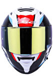 Storm 2 Racer Mavi-kırmızı Kask